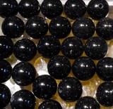 Perles minéraux onyx noir 8mm