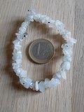 Bracelet pierre de lune arc en ciel - Labradorite blanche