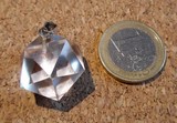 Pendentif Icosaèdre en Cristal de roche