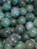 Perles Minéraux Agate mousse 8,6mm