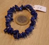 Bracelet baroque chips Lapis lazuli