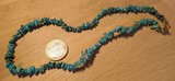 Collier chips Turquoise