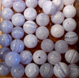 Perles Minéraux Calcédoine 8,3mm