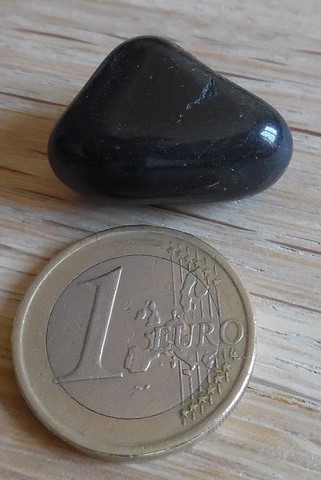 Pierre roulée Agate noire/onyx