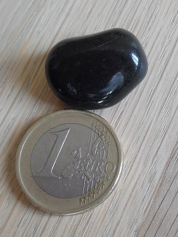 Pierre roulée Agate noire/onyx