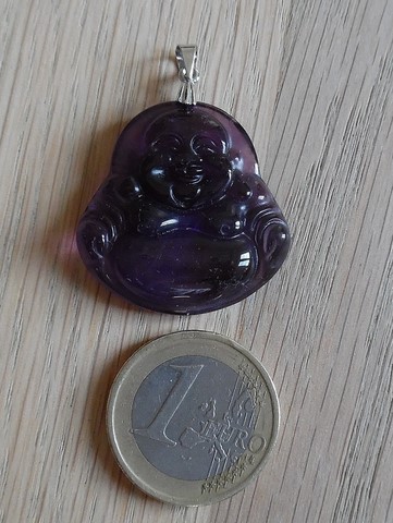 Pendentif bouddha en Améthyste