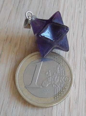 Pendentif merkaba Améthyste