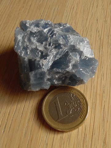 Pierre brute Calcite bleue