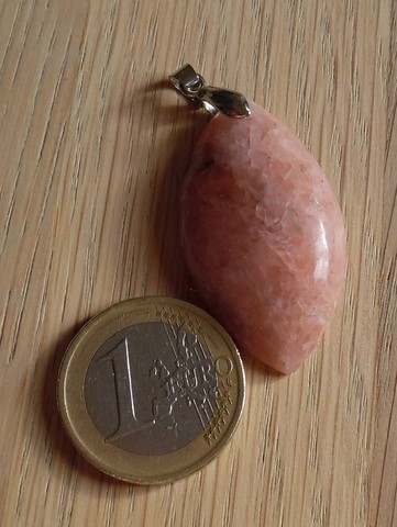 Pendentif Calcite orange 