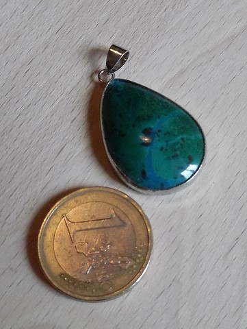 Pendentif chrysocolle