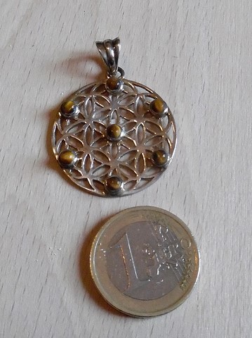 Pendentif fleur de vie