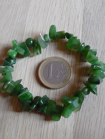 Bracelet jade vert néphrite