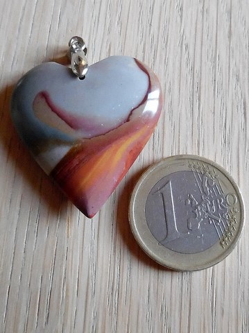 Pendentif Jaspe multicolore Mookaïte