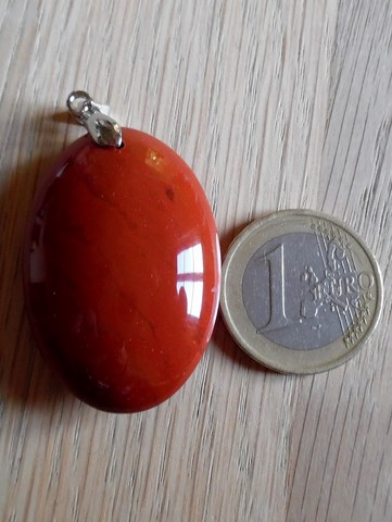 Pendentif Jaspe rouge