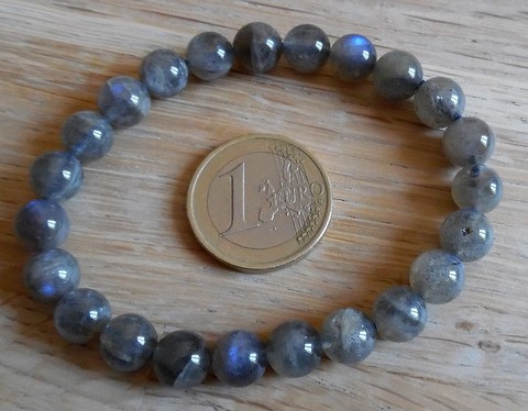 Bracelet 8mm labradorite