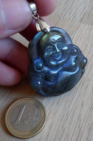 Pendentif bouddha Labradorite