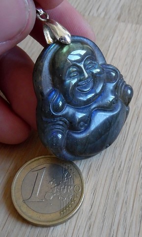 Pendentif bouddha Labradorite