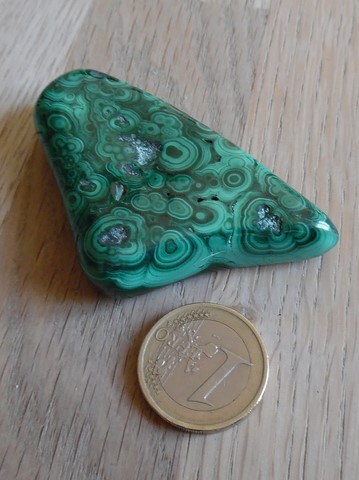 Forme polie Malachite