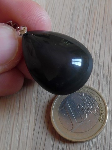 Pendentif Obsidienne oeil céleste