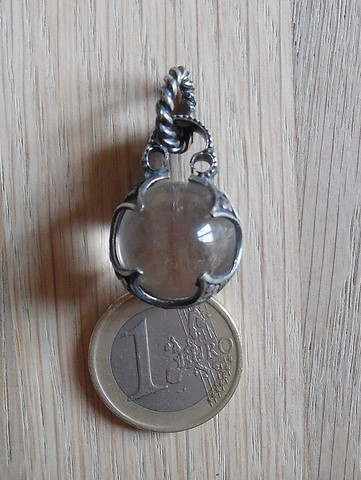 Pendentif boule Cristal de roche