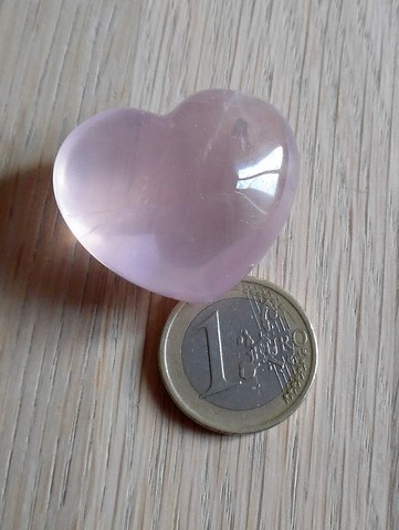 Coeur Quartz rose