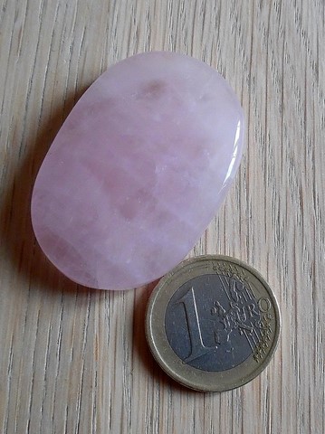 Galet plat Quartz rose