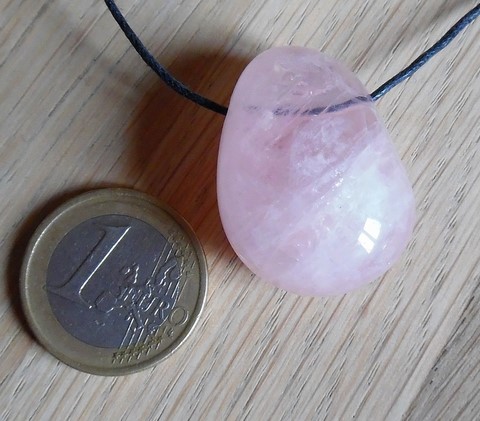 Pendentif Quartz rose