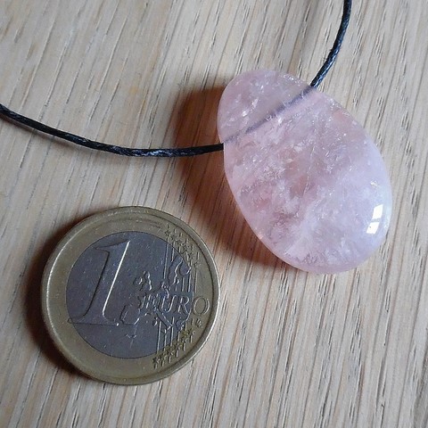 Pendentif Quartz rose