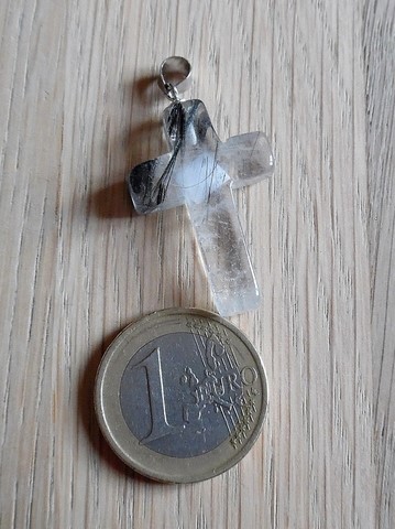 Pendentif Quartz Tourmaline