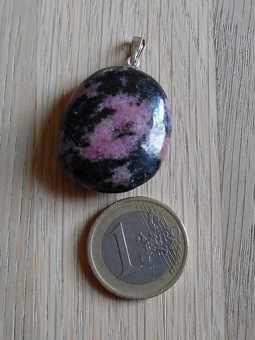 Pendentif Rhodonite