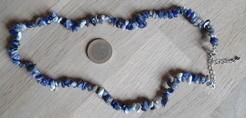 Collier baroque Sodalite