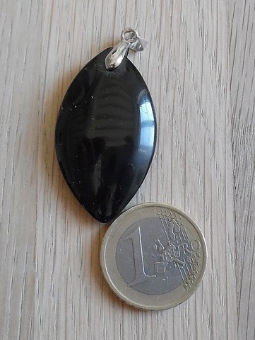 Pendentif Tourmaline noire