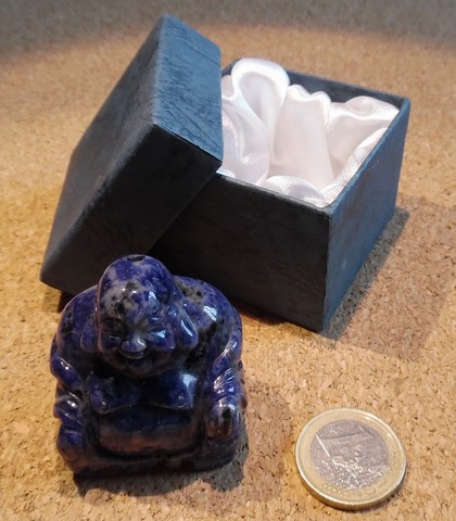 Bouddha Rieur assis Sodalite