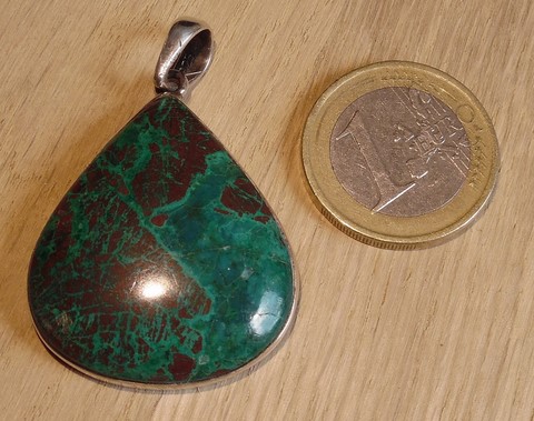 Pendentif chrysocolle