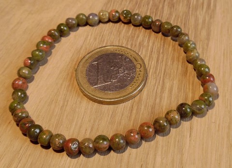 Bracelet Jaspe unakite