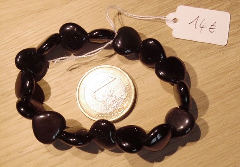 Bracelet Obsidienne oeil céleste