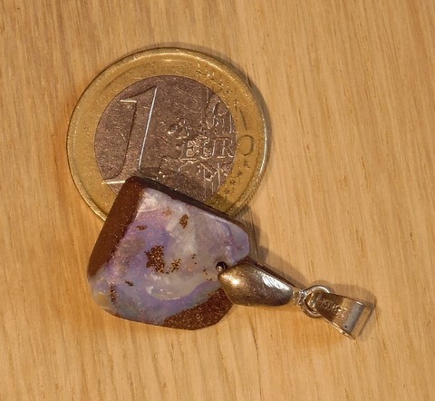 Pendentif Opale noble boulder australie