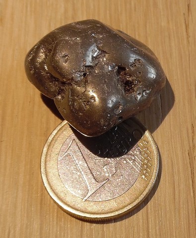 Pierre roulée Pyrite de fer