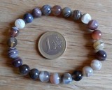 Bracelet Agate botswana agate naturelle