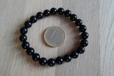 Bracelet 8mm agate noire / onyx