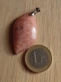 Pendentif Calcite orange 