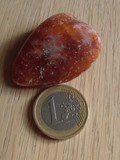 Galet Calcite orange