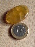 Galet plat Fluorite / Fluorine jaune