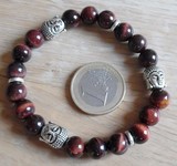 Bracelet 8mm bouddha Oeil de Taureau