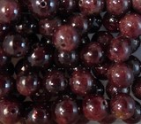 Perles Minéraux Grenat 6,8mm