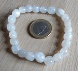Bracelet pierre de lune arc en ciel - Labradorite blanche