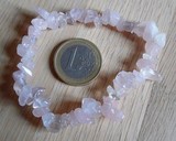 Bracelet baroque Quartz rose