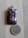 Pendentif Rhodonite