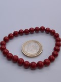 Bracelet en Jaspe rouge 6mm