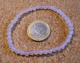 Bracelet 4mm en Quartz rose